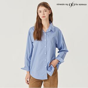 정상가:79,000원 | 카라넥 루즈핏 버튼 데일리 긴팔 셔츠 (NO3BA010L0)