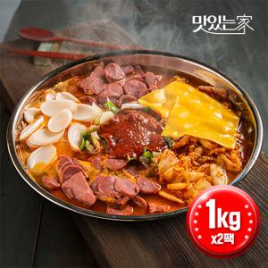 족발야시장 더 푸짐한 부대찌개 1kgX2팩