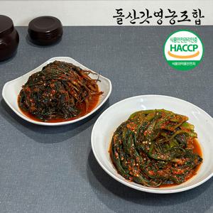 [돌산갓영농조합] 산지직송 전라도 갓김치5kg+고들빼기1kg