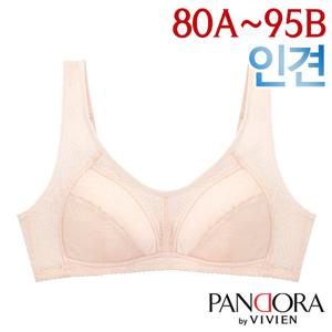 [판도라by비비안]인견 노와이어 등살보정 브라1종[PBR7132]런닝형브라/80A~95B