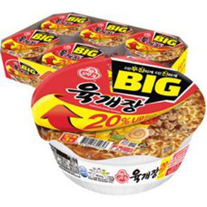 오뚜기 육개장 컵라면 104g, 6개