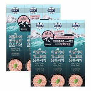 히말라야핑크솔트 밤부솔트 히말라야핑크솔트 담은치약 아이스, 100g, 6개