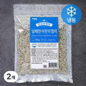 바다원 안심이력제 볶음용 남해안 어린이멸치 (냉동), 150g, 2개