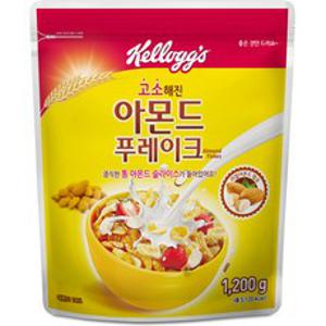 켈로그 아몬드 푸레이크 시리얼, 1.2kg, 1개