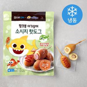 집으로온 핑크퐁 아기상어 소시지 핫도그 (냉동), 630g, 1개