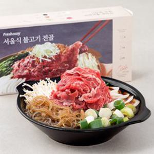 프레시지 서울식 불고기 전골 밀키트, 424.5g, 1개