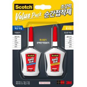 3M 스카치 접착제 멀티팩 액상형 + 젤형, 1개