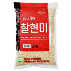 초록숟가락 유기농 찰현미, 1개, 3kg