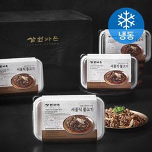 삼원가든 서울식 불고기 세트 4팩 (냉동), 1200g, 1세트