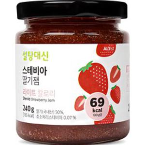 알티스트 설탕대신 스테비아 딸기잼, 1개, 240g