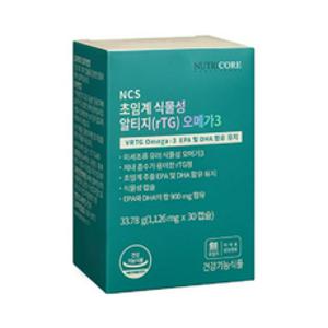 뉴트리코어 식물성 알티지 오메가3 1126mg x 30캡슐, 30정, 상세페이지 참조, 1개