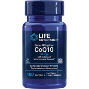 라이프익스텐션 슈퍼 유비퀴놀 CoQ10 50mg 소프트젤, 1개, 100정