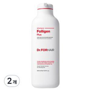 닥터포헤어 폴리젠 플러스 탈모 완화 기능성샴푸, 500ml, 2개