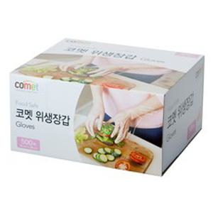 코멧 도톰한 엠보싱 위생장갑 500매, 1개, 500매입