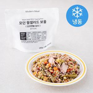 모던밀 모던 웜샐러드 보울 오리엔탈 참치 (냉동), 250g, 1개