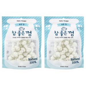 헬로도기 강아지 참좋은껌 실타래 S 18p, 우유맛, 135g, 2개