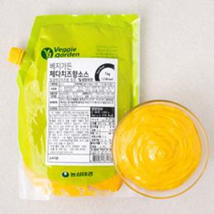 베지가든 체다치즈향 소스, 1kg, 1팩