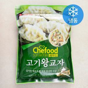 쉐푸드 고기왕교자 (냉동), 1050g, 1팩