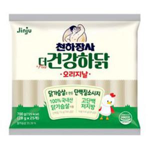 천하장사 더 건강하닭 오리지날 간식 소시지, 700g, 1개