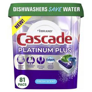 Cascade 플래티넘 플러스 프레쉬 센트 81개입, 1개, 1.25kg