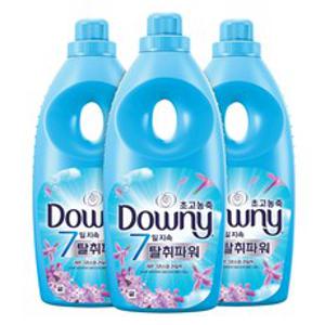 다우니 초고농축 탈취파워 섬유유연제 레몬그라스와 라일락 본품, 1.05L, 3개