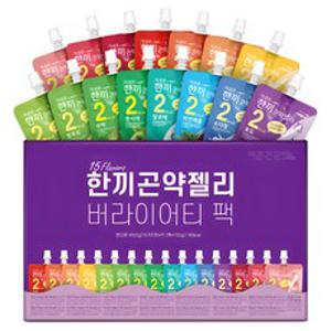 더존건강 한끼 곤약젤리 버라이어티 팩 150ml x 15종 x 2p 세트, 4.5L, 1박스