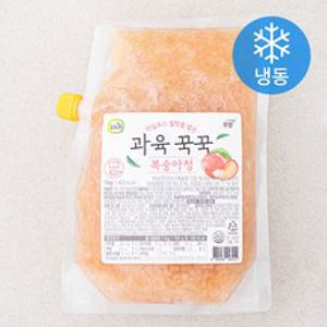 뉴뜨레 과육 꾹꾹 복숭아청 (냉동), 1kg, 1개