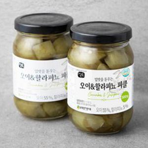 담가 오이 할라피뇨 피클, 300g, 2개