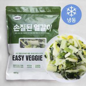 그린피아 국 & 반찬 손질된 얼갈이 (냉동), 400g, 1팩