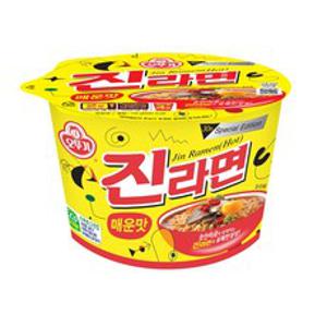 오뚜기 진라면 매운맛 컵, 1개