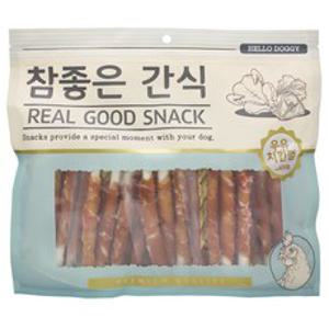 헬로도기 참좋은간식 강아지 건조간식, 우유치킨껌, 600g, 1개