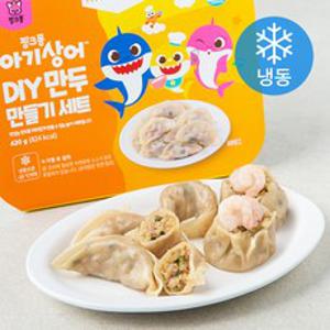 마이셰프 핑크퐁 아기상어 DIY 만두 만들기 세트 (냉동), 420g, 1개