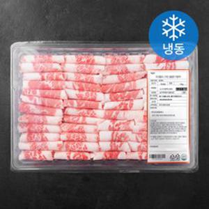 푸드랩플러스 미국산 대패 차돌박이 (냉동), 1kg, 1개