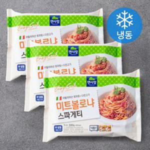 면사랑 미트 볼로냐 스파게티 (냉동), 330g, 3개