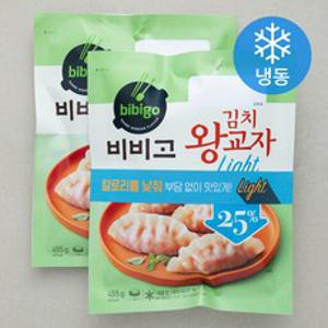 비비고 김치왕교자 Light (냉동), 455g, 2개