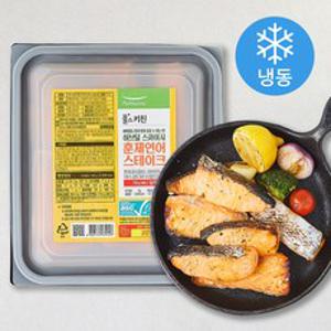 풀스키친 ASC 허브딜 스파이시 훈제연어 스테이크 (냉동), 1kg, 1개