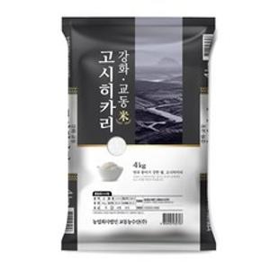 교동농수산 강화교동 고시히카리쌀 백미, 4kg, 1개