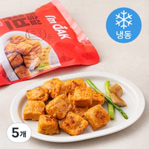 아임닭 닭가슴살 큐브 닭갈비맛 (냉동), 100g, 5개