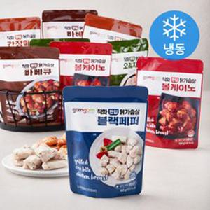 곰곰 직화 한입 닭가슴살 100g 5종 x 2p 세트 (냉동), 1세트