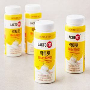 종근당건강 락토핏 마시는 유산균 오리지널 4입, 520ml, 1개