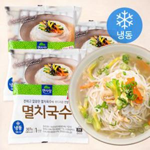 면사랑 멸치국수 (냉동), 307g, 3개