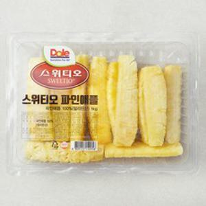 스위티오 파인애플, 1kg, 1개