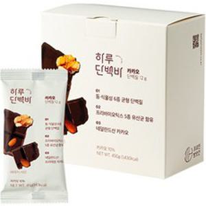 프로틴방앗간 하루단백질바 카카오 프로틴바, 1개, 450g