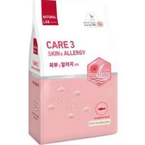 내츄럴랩 전연령 CARE3 강아지 기능성 사료, 알러지 예방, 2.5kg, 1개