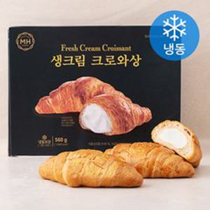 밀크앤허니 생크림 크로와상 8입 (냉동), 560g, 1개