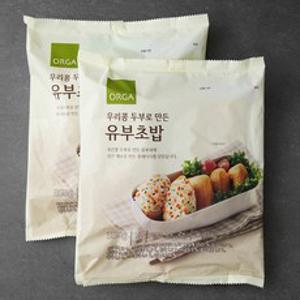 ORGA 우리콩 두부로 만든 유부초밥 4인, 356g, 2개