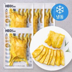 허닭 스팀 닭가슴살 슬라이스 카레맛 (냉동), 100g, 4팩