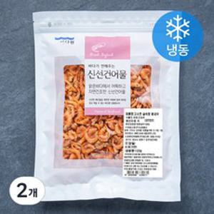 바다원 고소한 실속형 꽃새우 (냉동), 100g, 2개