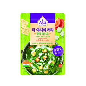 티아시아키친 팔락 파니르 커리, 170g, 1개