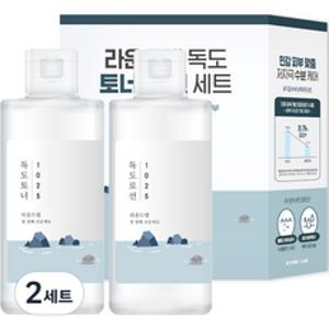 라운드랩 독도 토너 200ml + 로션 200ml 세트, 2세트